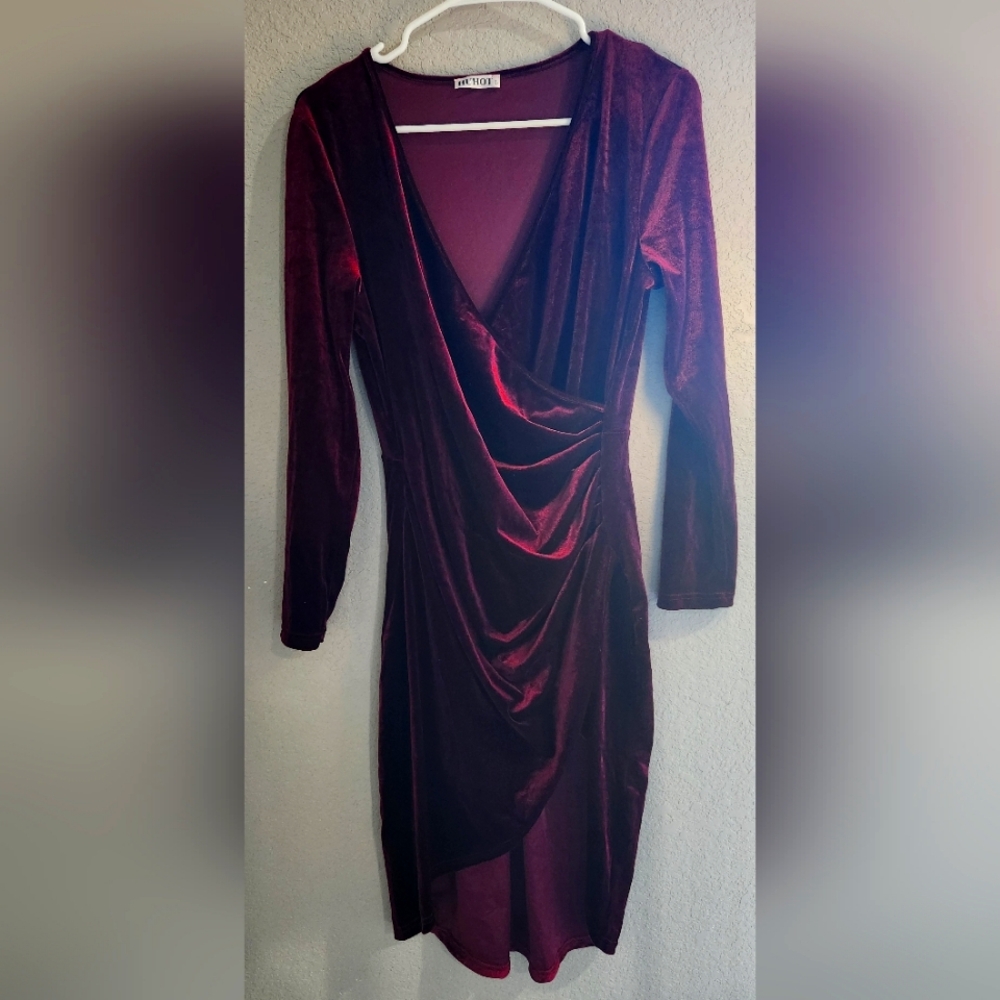 Velvety Date Night Dress